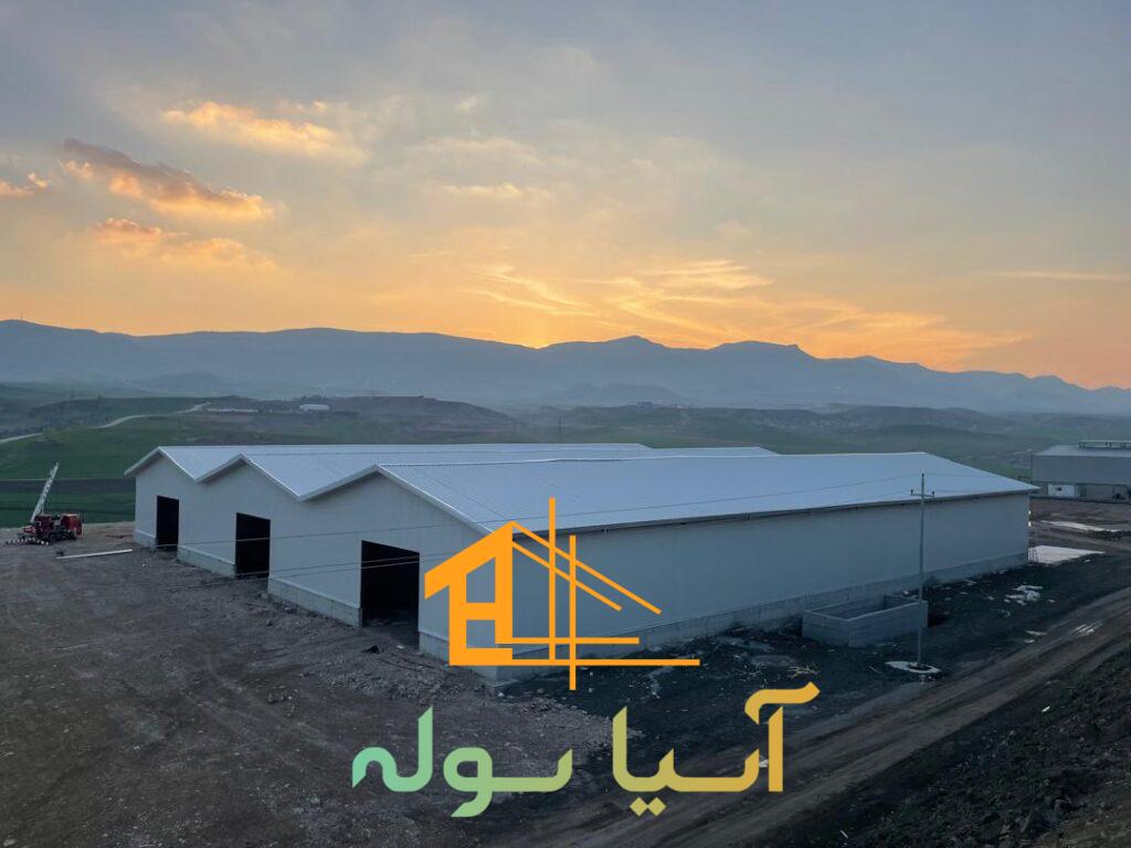 استفاده از ساندویچ پانل یا ورق‌های گالوانیزه برای پوشش سوله نو