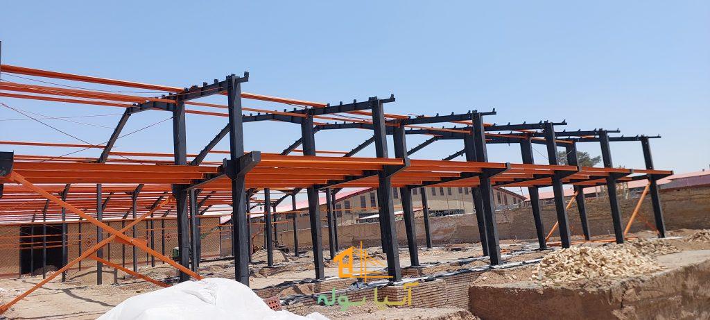 مزایای اجرای سوله در دبی. عکس سوله طبقه خور در دبی