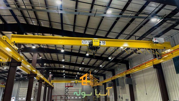 هزینه خرید و نصب جرثقیل سقفی 10 تن در سال 1404