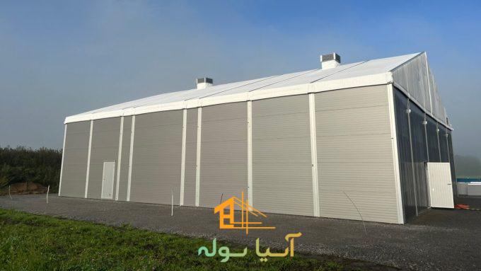 مزایای استفاده از سقف ساندویچ پانل در سوله